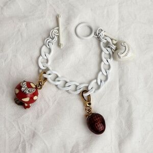 Juicy Couture White Charm Bracelet